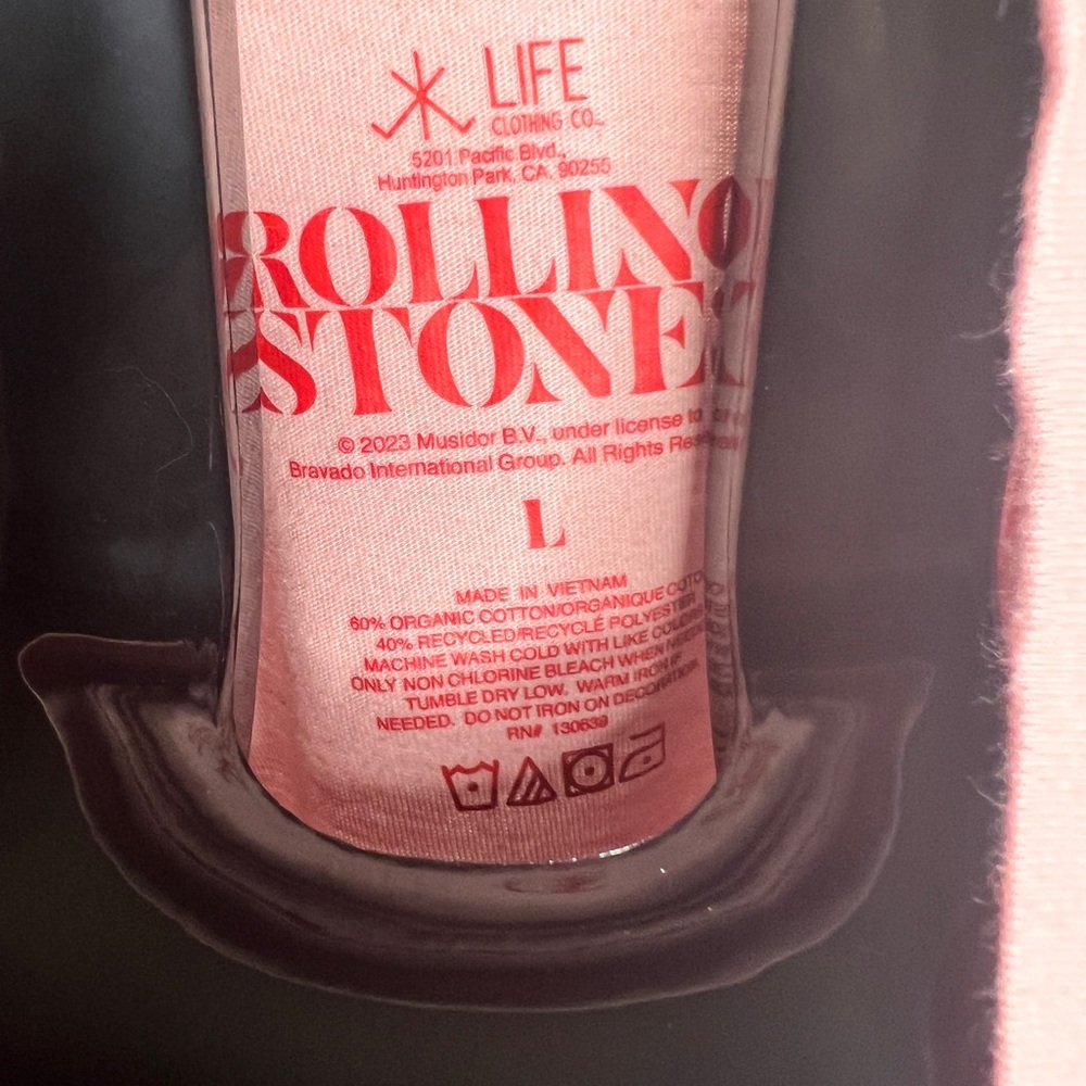 Pink Rolling Stones 🫦 Tee Soft Enough to Steal Your Heart - Picture 2 of 4